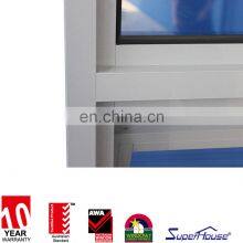 Superhouse Crank Chain Winder Aluminum Glass Awning Window With Fireproof Screen thumbnail-5