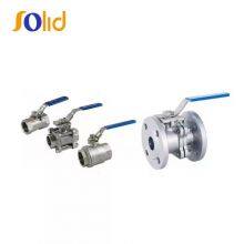 Stainless Steel CF8 1pc 2pcs 3pcs Threaded or Flanged End Ball Valve 1000 Wog