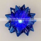 LED Holo Star Ribbon Bow with 16loops for Botter Decoration