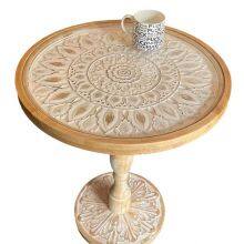 Old Round Coffee Table thumbnail-4