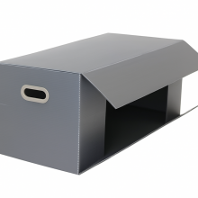 China Manufacturer Factory Direct Plastic Corrugated Box for Packing pp Hollow Sheet Plastic Turnover Box thumbnail-2