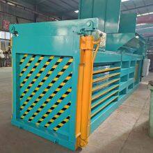 Baleador hidráulico de compressão horizontal automático multifuncional para estações de reciclagem de resíduos, garrafas e embalagens de saquinhos thumbnail-5