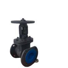 GOST Russian Cast Iron Carbon Steel Metal Seat PN16 PN25 DN100 Flanged Rising Stem Handwheel Operated Gate Valve thumbnail-5