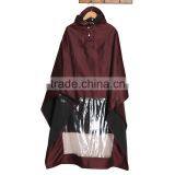 Motorcycle Waterproof Long Funky Pvc Plastic Vinyl Raincoat thumbnail-1