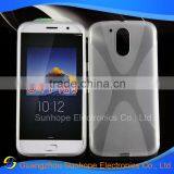 X Line Design Pattern Cell Phone Case for MOTOROLA G4 Plus Tpu Soft Cover thumbnail-3