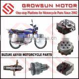 Suz. AX100 Motorcycle Parts, Cylinder Block, Cylinder Head Cover, Clutch