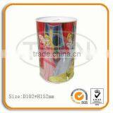 Round Metal Money Saving Box