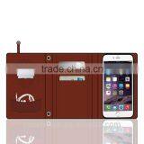 Newest Two Mobile Phones Leather Case thumbnail-4