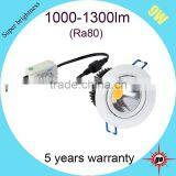 High Quality Innovative CRI90 CE RoHS Approval 9w Led Cob Downlight Supplier's Choice thumbnail-5