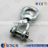 carbon steel 45# jaw and eye hot dip galvanized us type chain swivel G-403