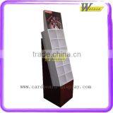 Supermarket Promotion Floor Compartment Cardboard Tool Display Stand