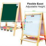 2016 New Design Multifunctional Whiteboard for Children Portable Art Drawing Board Toy Set Wooden Educational Kids Easel Quality Choice thumbnail-6