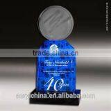 New Design Acrylic Awards and Trophies With Star , Cheap Glass Trophy Award, Crystal Trophy Award thumbnail-1
