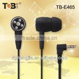 2014 brand new black diamond in-ear earphones/earbuds for cell phone/laptop/Tablet PC China manufacturer supplier in Dongguan