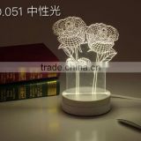 Hot selling 3D doraemon led light table decoration for children writing table lamp