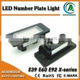 E92 6000K Super White CANBUS LED Number Plate Light