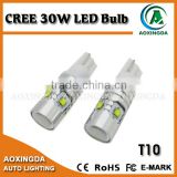 CREE 30W high lumen no error code T10 168 194 W5W LED