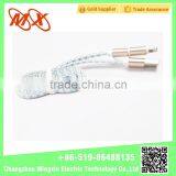 Metal Shell Magnetic USB 2.0 Mobile Phone Braided Cable for Sony USB Charging Cable thumbnail-2