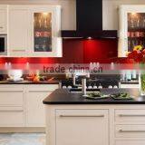 Decorative White Color Plaint Splashback Glass thumbnail-1