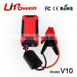 mini Multi functional car battery jump starter in emergency tools with smart battery booster cable