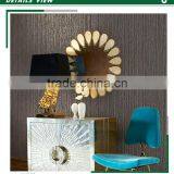 New Printed Non Woven Wallpaper, Simple Vertical Stripe Wall Paper for Hotel , Best Wallcovering Manufacturer thumbnail-1