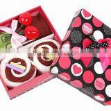 Exports Europe Cake Towel Gift Basket Towel Cake for Wedding Business Gifts thumbnail-3