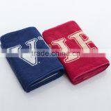 China Supply 25x100cm 100 Cotton High Quality Jacquard Logo Sport Towel thumbnail-3
