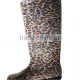 Hot Fashion Leopard Print Rain Boots thumbnail-1