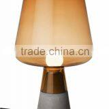Study Simple Table Lamp With Resin+ Glass ShadesModern Desk Lamps thumbnail-3