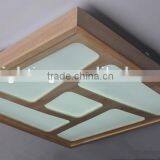 New Style Modern LED Ceiling Lamp, Guzhen Lighting Cheap Price Ceiling Lamp in Wood Base