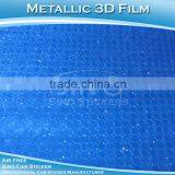 Fast Delivery Air Free Channel Metallic Chrome Blue Auto Wrap Vinyl Sticker thumbnail-2