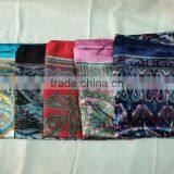 Satin Printed Scarves From India