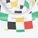 Custom 5 Panel Hats Checked 100% Polyester Printed Snapback Caps thumbnail-6
