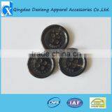 4 Holes Black High End Durable Natural Horn Button