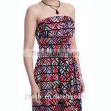 2016 off Shoulder Printed Sweetheart Neck Backless Sexy Long Women Dress With Fashion Style thumbnail-2