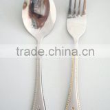 Gold-plated Stainless Steel Spoon fork