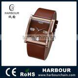 Factory Price Men Fashion Wrist Watch Square Case thumbnail-2