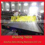 High recovery rate portable stone gold shaking table for sale