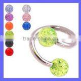 Piercing Jewelry,Acrylic Eyebrow Ring thumbnail-1