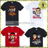 Guangzhou Wholesale Round Neck Plain T-shirt Cartoon Commemorative Short-sleeved Cotton T-shirt thumbnail-1