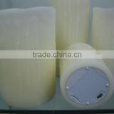 Amber Flickering Flameless Pillar Carven Wax Scented LED Candles thumbnail-3