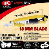 Tool Cutter 18mm Snap Off Blade Aluminium Alloy Screw Lock Utility Cutter Knife thumbnail-6