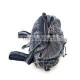 Back Bags for Ladies Casual Denim Women Fashion Lady Casual Backpack With Rivets for Girls Backpack Bag thumbnail-6