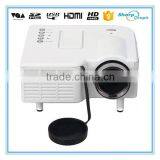 2015 UNIC Low Price Pocket Mini LED HD Projector UC28+ Ceiling Projector Mount for Home Theater Systems