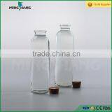 350ml/500ml Clear Drinking Glass Bottle,juice Bottle With Cork thumbnail-2