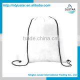 Promotional Gift Bag Use210D Polyester Cheap Strong Drawstring Backpack Bags thumbnail-6
