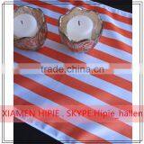 White and Green Chevron Stain Table Runners for Square Tables thumbnail-6