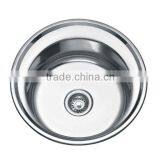 Oval Shaped stainless steel sink single bowl sink