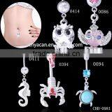 Hot Sell More Than 50 Styles Belly Button Rings Body Jewelry Wholesale thumbnail-1