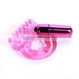 Silicone Vibrating Penis Rings Delay Dual Cock Ring Bullet Vibrator Clitoris Stimulator Erotic Sex Toys For Men Adult Products thumbnail-3